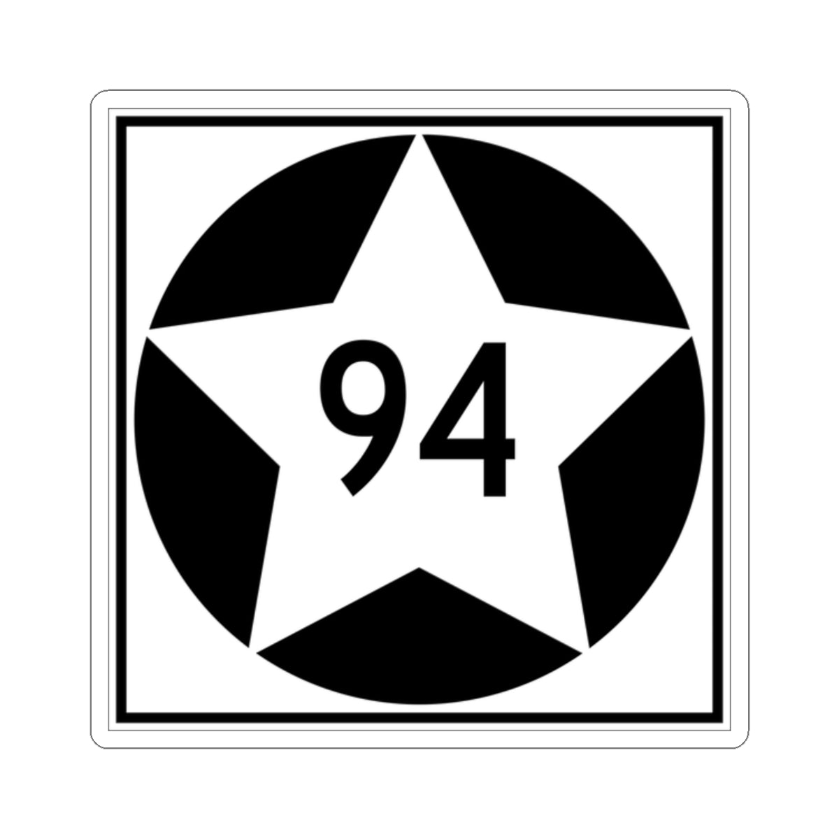 MN-94 1934 (Minnesota) (Road Sign) STICKER Vinyl Kiss-Cut Decal
