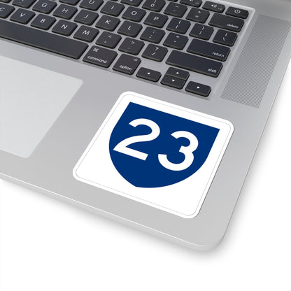 PR primary 23 (Puerto Rico) (Road Sign) STICKER Vinyl Kiss-Cut Decal