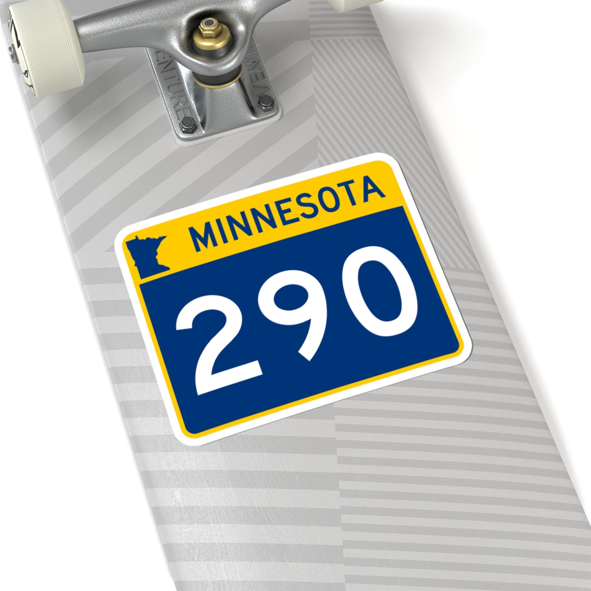 MN-290 wide (Minnesota) (Road Sign) STICKER Vinyl Kiss-Cut Decal