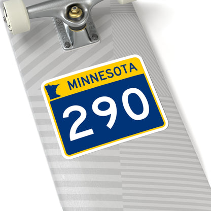 MN-290 wide (Minnesota) (Road Sign) STICKER Vinyl Kiss-Cut Decal