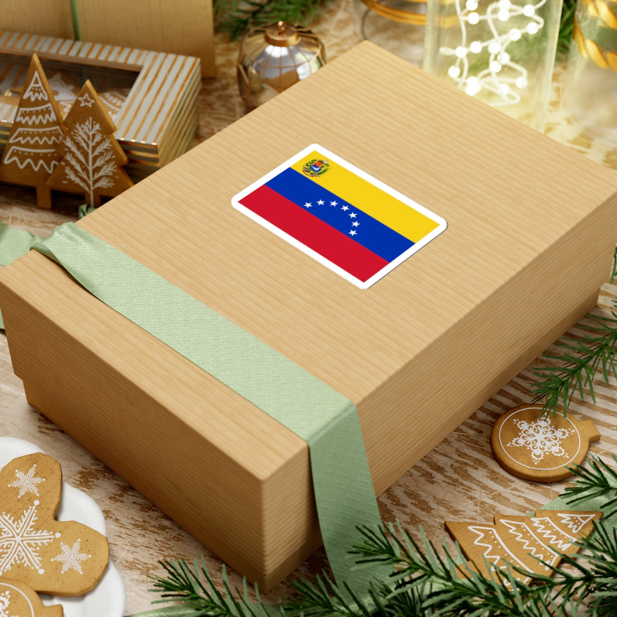 State flag of Venezuela 1954-2006 (Venezuela) STICKER Vinyl Kiss-Cut Decal