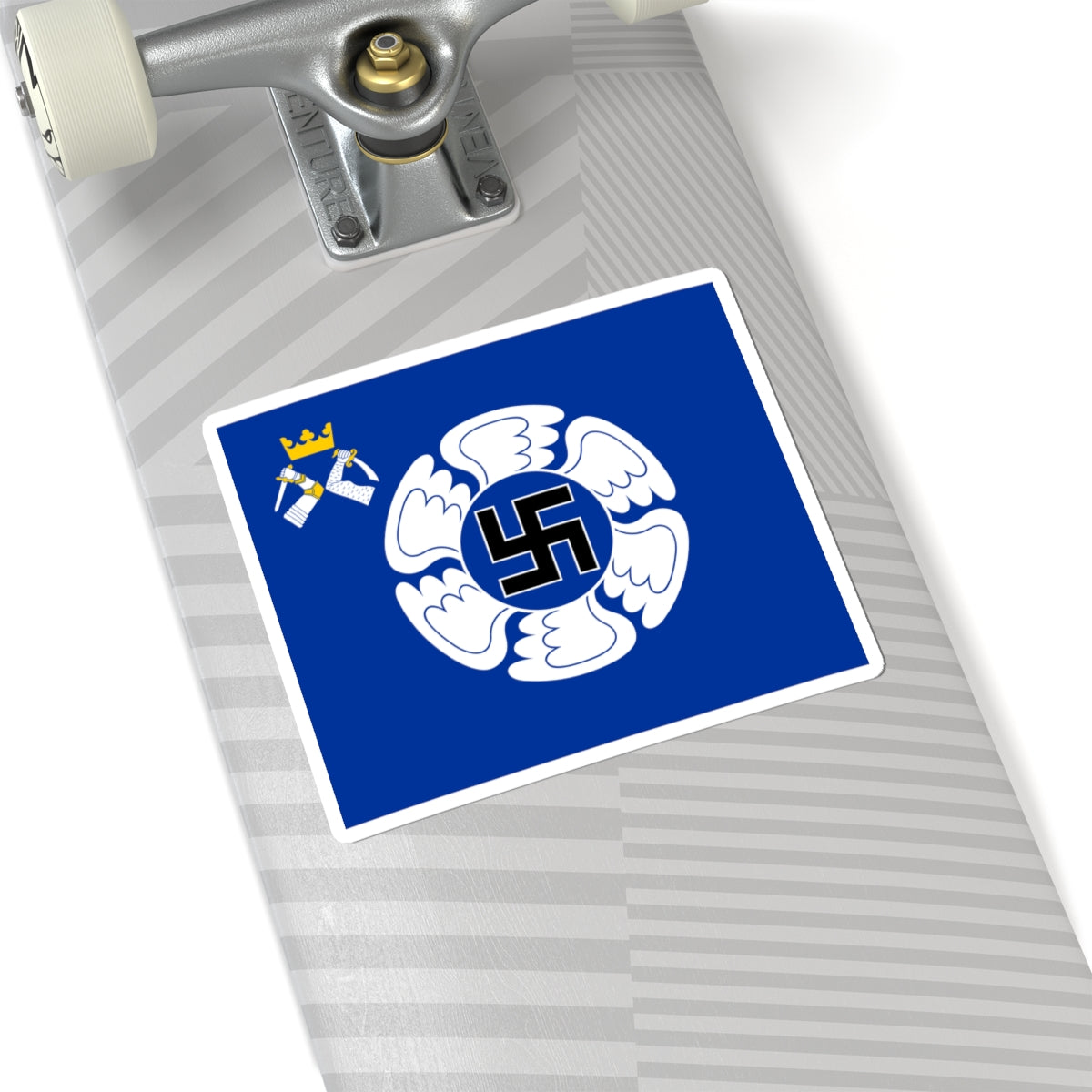 Karjalan Lennoston lippu (Finland) STICKER Vinyl Kiss-Cut Decal
