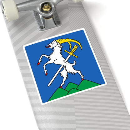 CHE Entremont Flag (Switzerland) STICKER Vinyl Kiss-Cut Decal