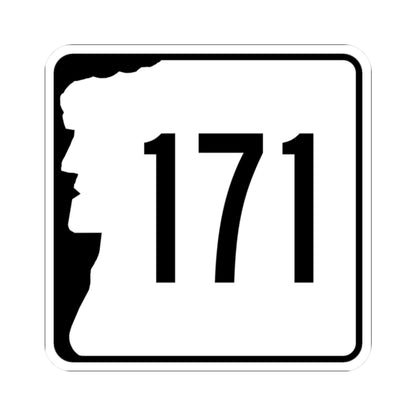 NH Route 171 (New Hampshire) (Road Sign) STICKER Vinyl Kiss-Cut Decal