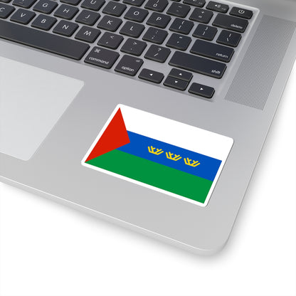 Flag of Tyumen Oblast (Russia) STICKER Vinyl Kiss-Cut Decal