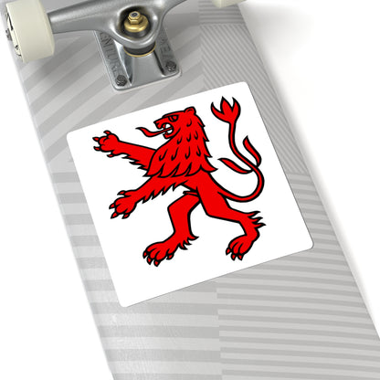 CHE Bremgarten Flag (Switzerland) STICKER Vinyl Kiss-Cut Decal
