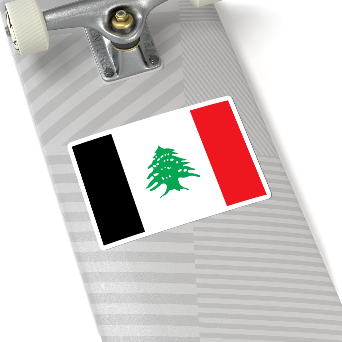 Union Party Lebanon flag (Lebanon) STICKER Vinyl Kiss-Cut Decal