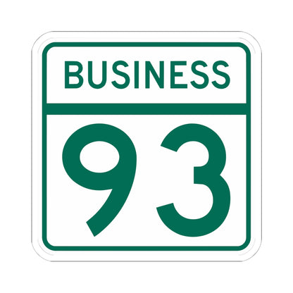 MD Route 93 Business (Maryland) (Road Sign) STICKER Vinyl Kiss-Cut Decal