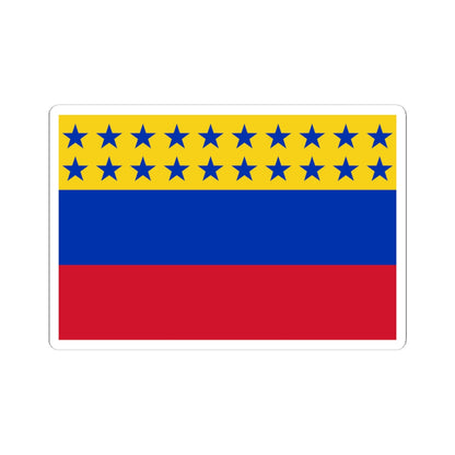 Flag of Venezuela 1859-1863 (Venezuela) STICKER Vinyl Kiss-Cut Decal