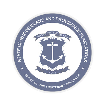 Seal of the Lieutenant Governor of Rhode Island - STICKER Vinyl Kiss-Cut Decal