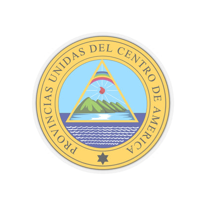 Coat of arms of the United Provinces of Central America - STICKER Vinyl Kiss-Cut Decal