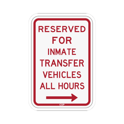 PBOT Road sign P4130R (Oregon) (Road Sign) STICKER Vinyl Kiss-Cut Decal