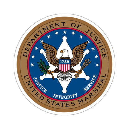 Seal of the United States Marshals Service - STICKER Vinyl Kiss-Cut Decal