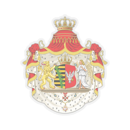 Grand Coat of Arms of Duchy of Warsaw - STICKER Vinyl Kiss-Cut Decal