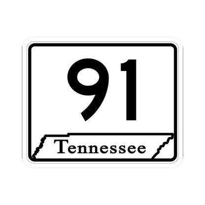 Tennessee 91 (Tennessee) (Road Sign) STICKER Vinyl Kiss-Cut Decal