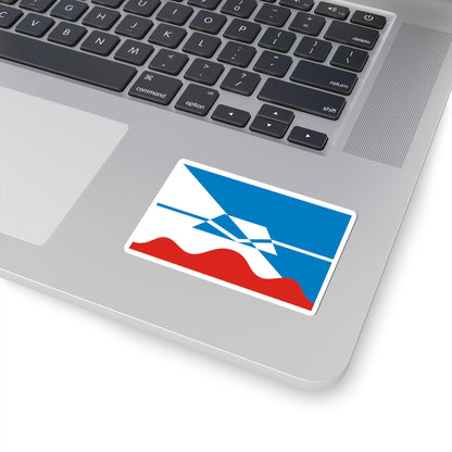 Flag of Krasnogorsk Moscow oblast (Russia) STICKER Vinyl Kiss-Cut Decal