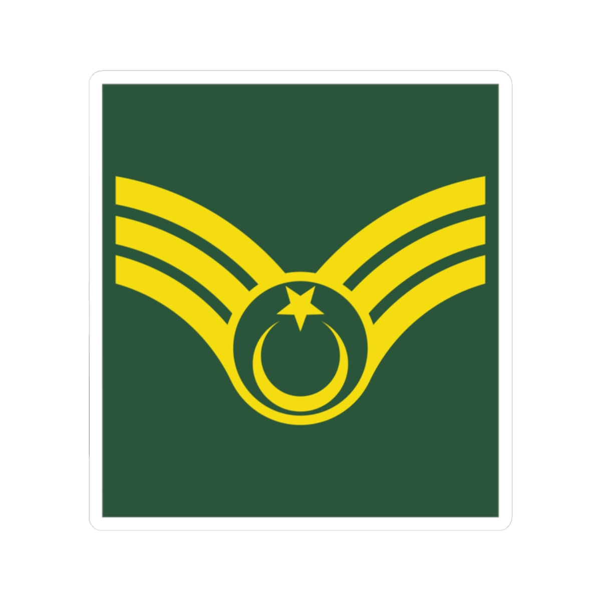 Army TUR OR 06 (Turkey) (Military Rank) STICKER Vinyl Kiss-Cut Decal