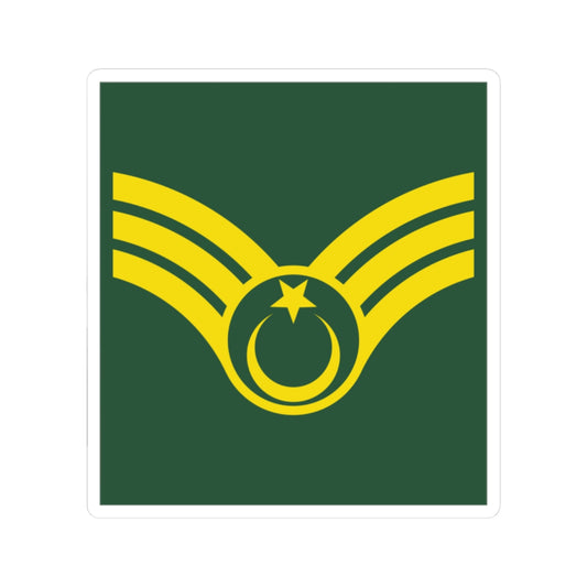 Army TUR OR 06 (Turkey) (Military Rank) STICKER Vinyl Kiss-Cut Decal