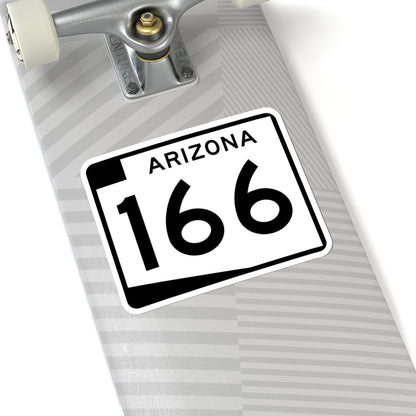 Arizona 166 (Arizona) (Road Sign) STICKER Vinyl Kiss-Cut Decal