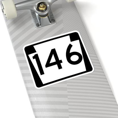 PA-146 (Pennsylvania) (Road Sign) STICKER Vinyl Kiss-Cut Decal