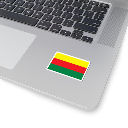 Flag of Rojava (Syria) STICKER Vinyl Kiss-Cut Decal