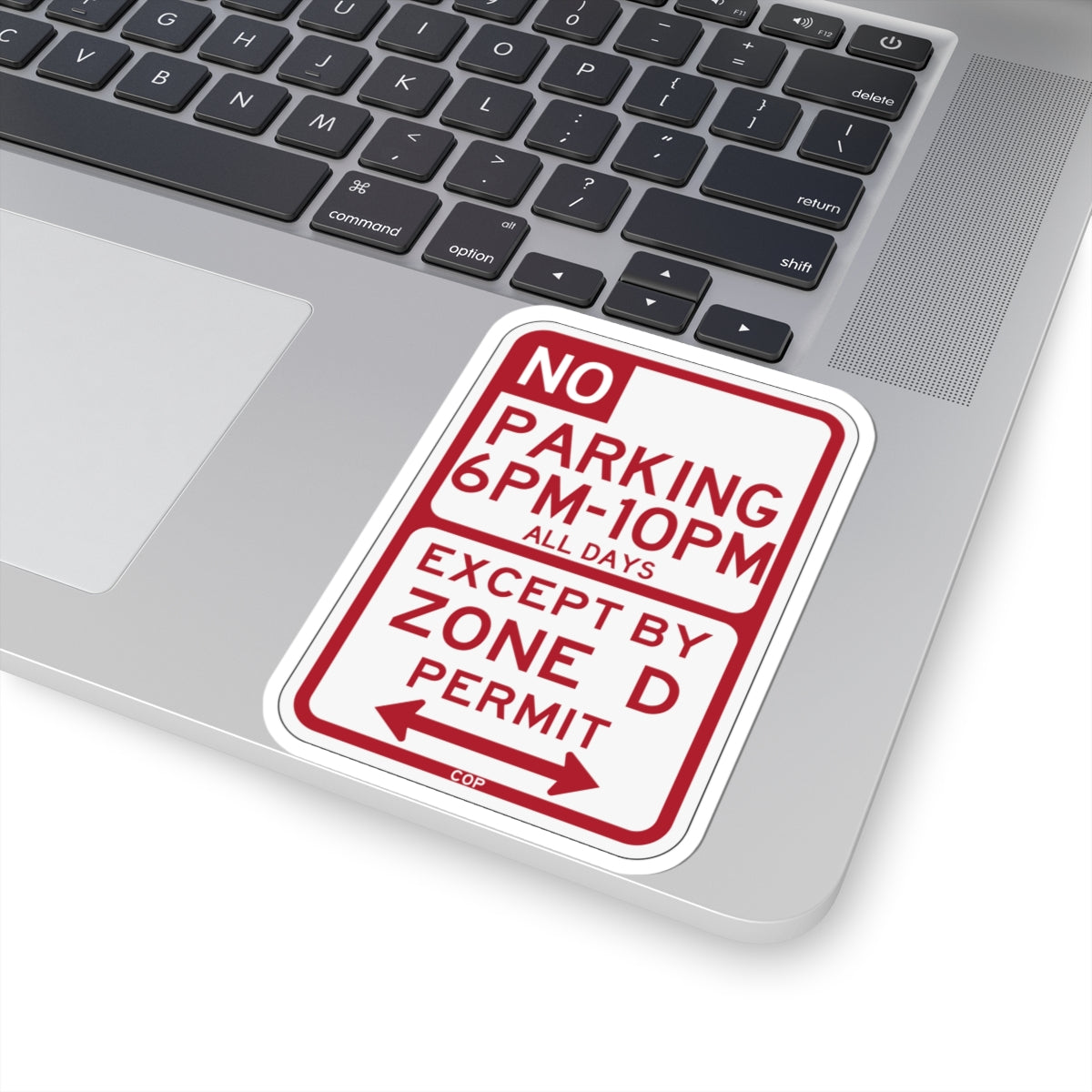 PBOT Road sign P1450D (Oregon) (Road Sign) STICKER Vinyl Kiss-Cut Decal