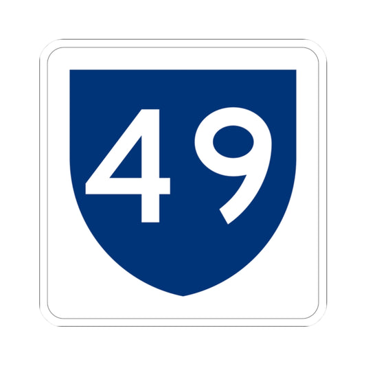 PR primary 49 (Puerto Rico) (Road Sign) STICKER Vinyl Kiss-Cut Decal