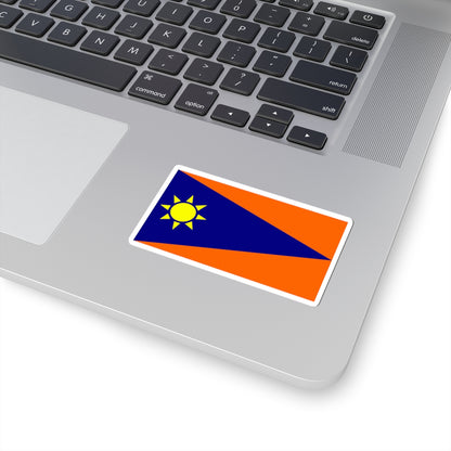 Flag of Falcon municipality (Venezuela) STICKER Vinyl Kiss-Cut Decal