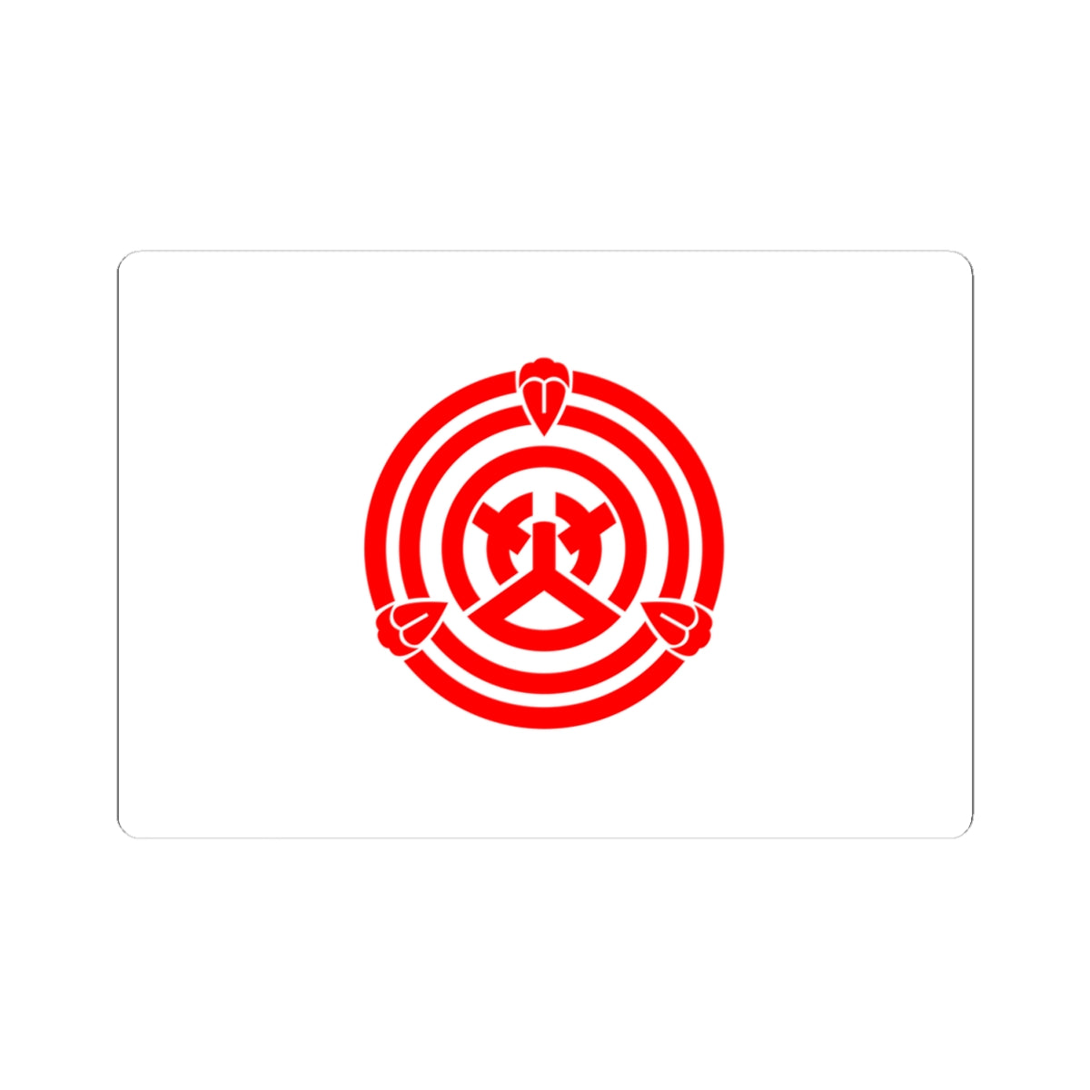Flag of Okazaki Aichi (Japan) STICKER Vinyl Kiss-Cut Decal