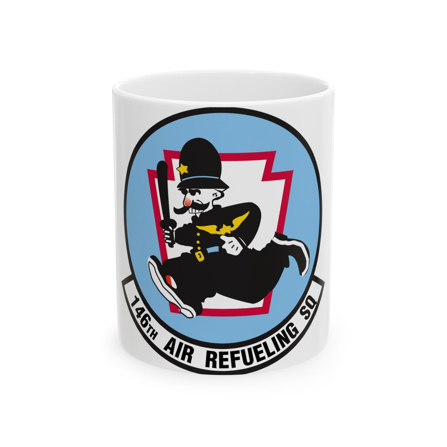 146 Air Refueling Squadron (U.S. Air Force) White Coffee Mug-11oz-The Sticker Space