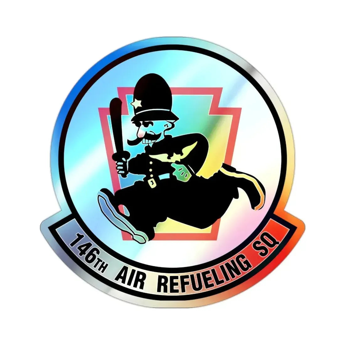 146 Air Refueling Squadron (U.S. Air Force) Holographic STICKER Die-Cut Vinyl Decal - The Sticker Space