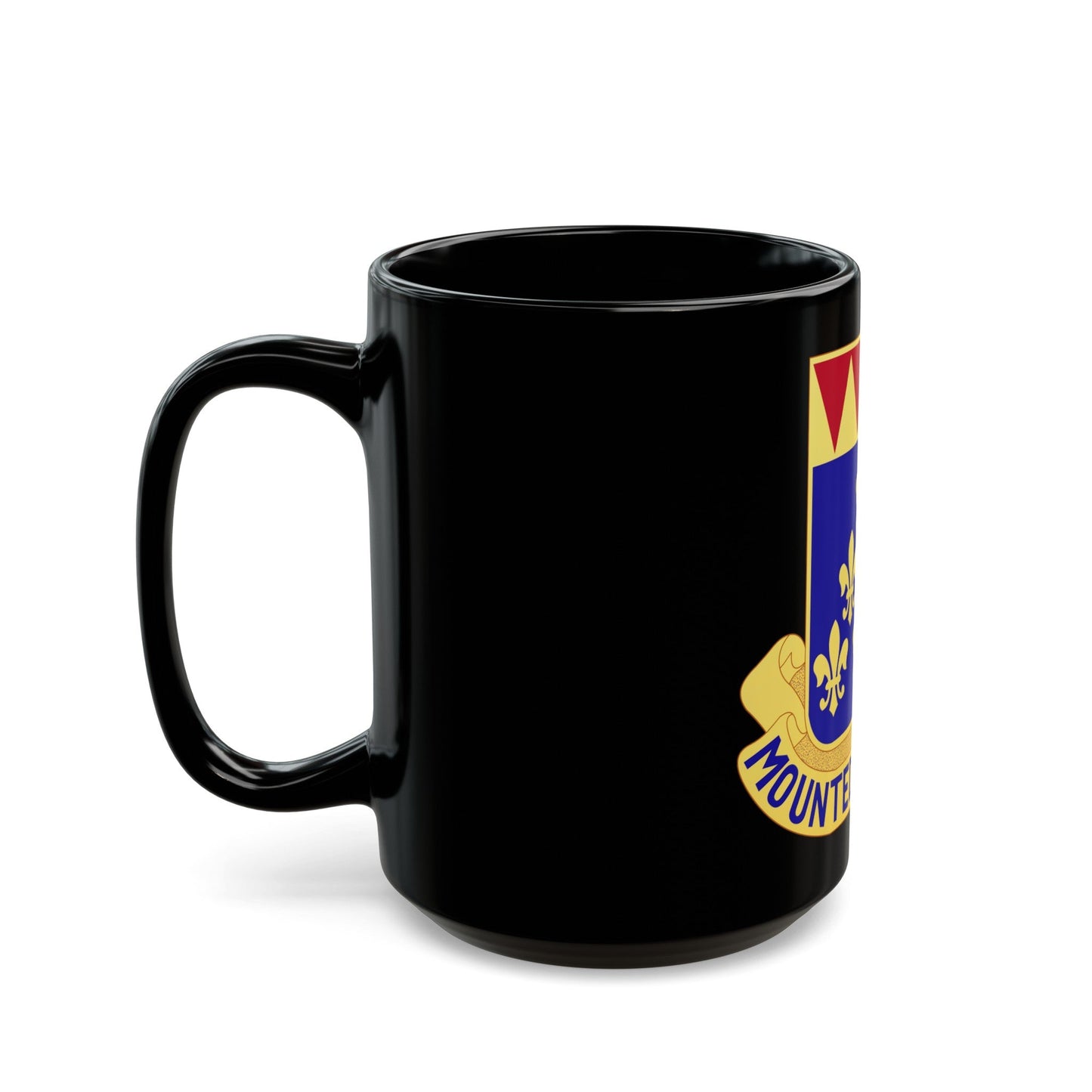 146 Cavalry Regiment (U.S. Army) Black Coffee Mug-The Sticker Space