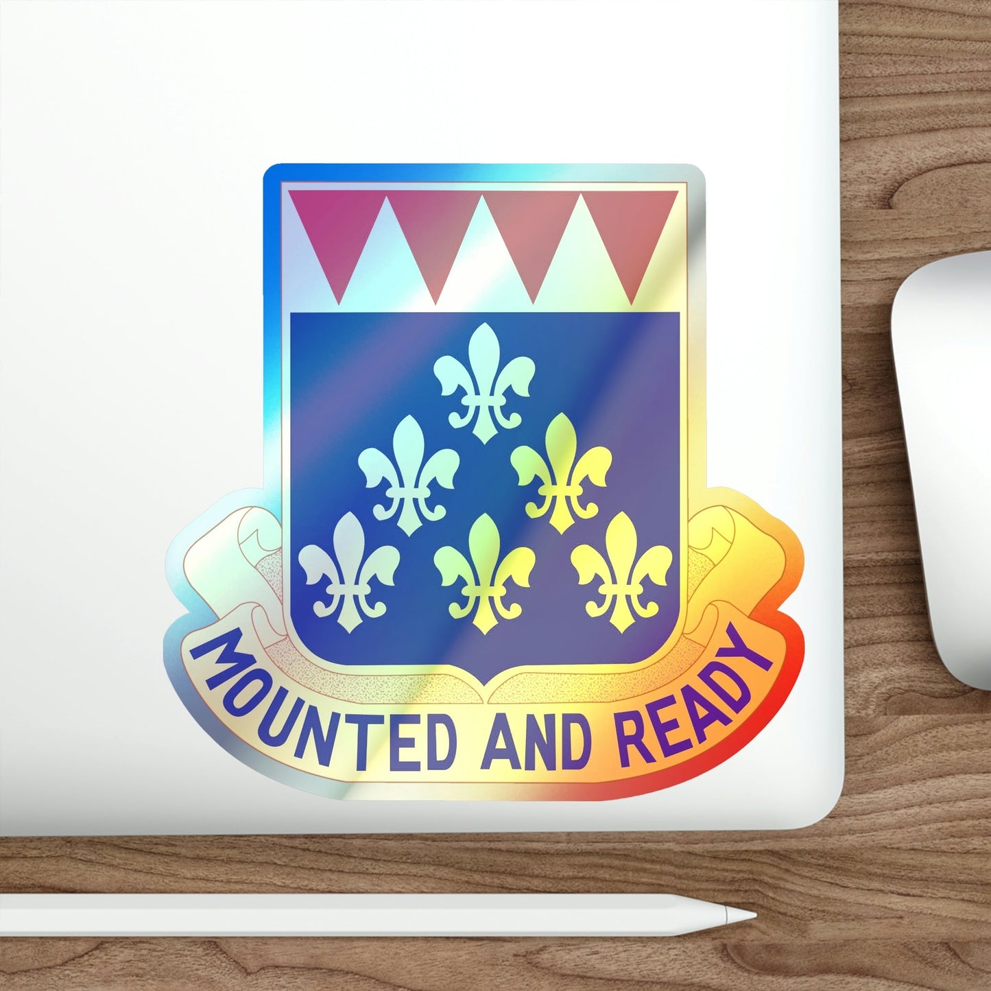 146 Cavalry Regiment (U.S. Army) Holographic STICKER Die-Cut Vinyl Decal-The Sticker Space