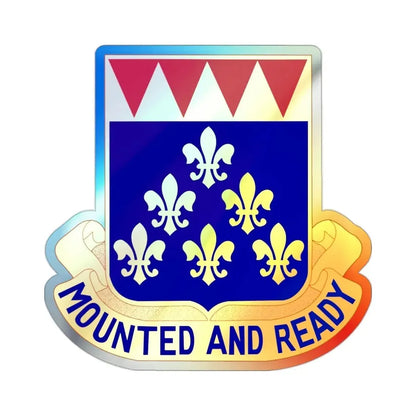 146 Cavalry Regiment (U.S. Army) Holographic STICKER Die-Cut Vinyl Decal - The Sticker Space