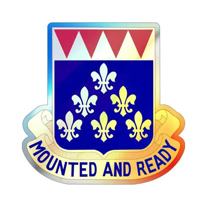 146 Cavalry Regiment (U.S. Army) Holographic STICKER Die-Cut Vinyl Decal - The Sticker Space