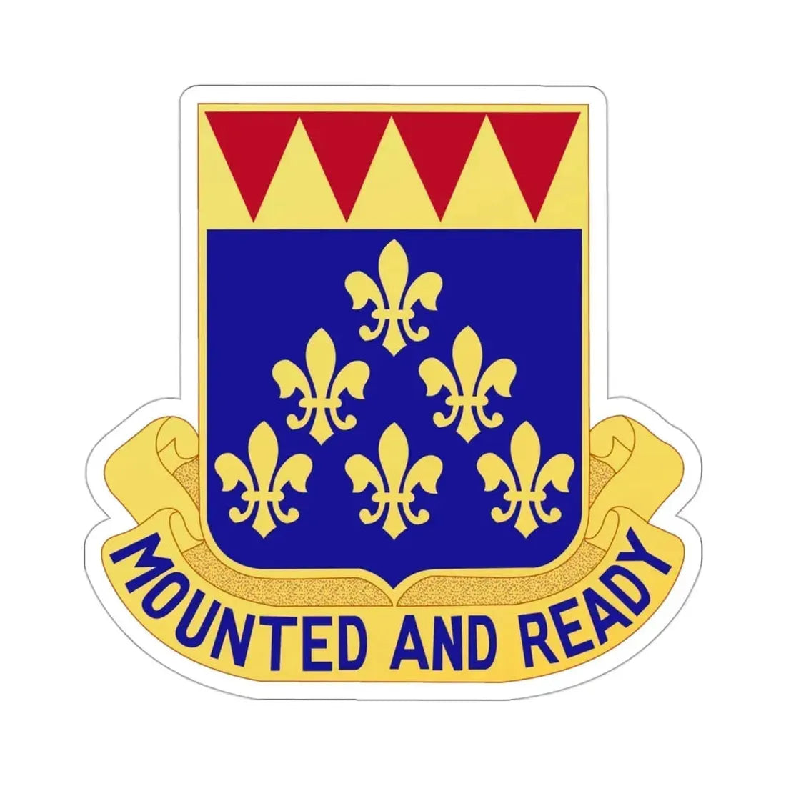 146 Cavalry Regiment (U.S. Army) STICKER Vinyl Die-Cut Decal - The Sticker Space
