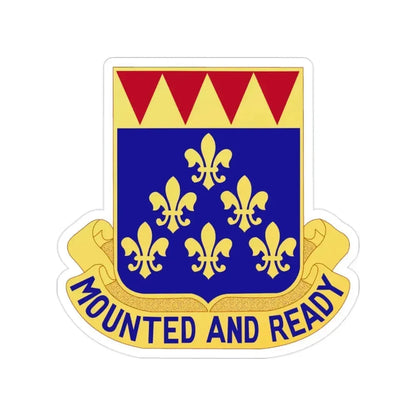 146 Cavalry Regiment (U.S. Army) Transparent STICKER Die-Cut Vinyl Decal 2 Inch - The Sticker Space