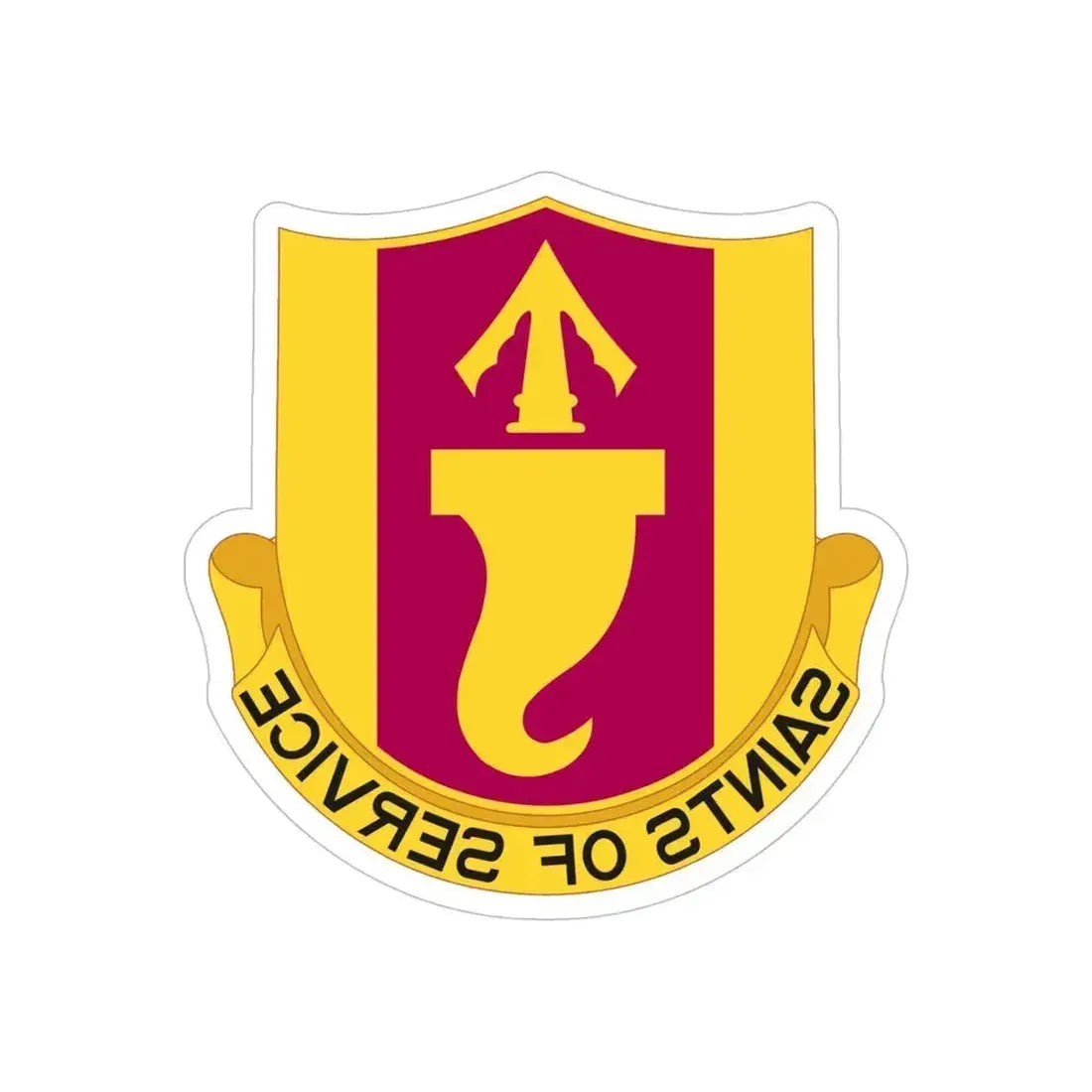 146 Signal Battalion (U.S. Army) REVERSE PRINT Transparent Die-Cut STICKER 6 Inch Die-Cut Transparent - The Sticker Space