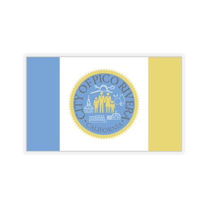 Flag of Pico Rivera, California - STICKER Vinyl Kiss-Cut Decal