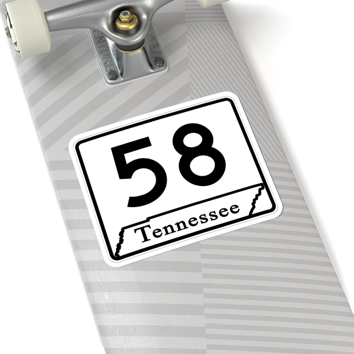 Tennessee 58 (Tennessee) (Road Sign) STICKER Vinyl Kiss-Cut Decal
