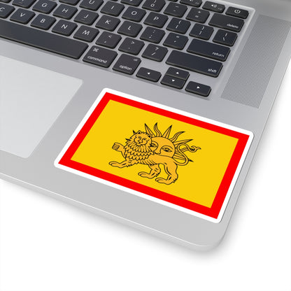 Nadir Shah Flag (Iran) STICKER Vinyl Kiss-Cut Decal