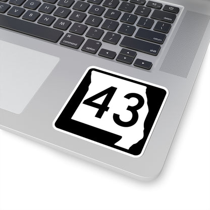 MO-43 (Missouri) (Road Sign) STICKER Vinyl Kiss-Cut Decal