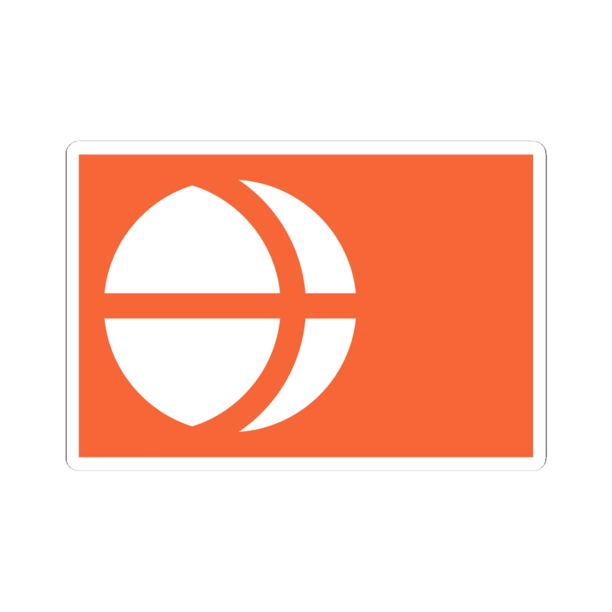 Flag of Nagano Prefecture (Japan) STICKER Vinyl Kiss-Cut Decal