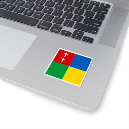 Flag of Karlivka Kirovohrad Oblast (Ukraine) STICKER Vinyl Kiss-Cut Decal