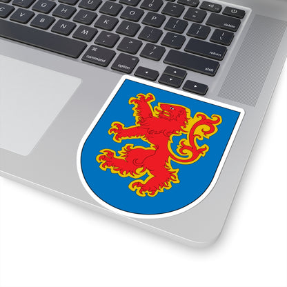 Antic escut municipal de Durro (Spain) (Coat of Arms) STICKER Vinyl Kiss-Cut Decal