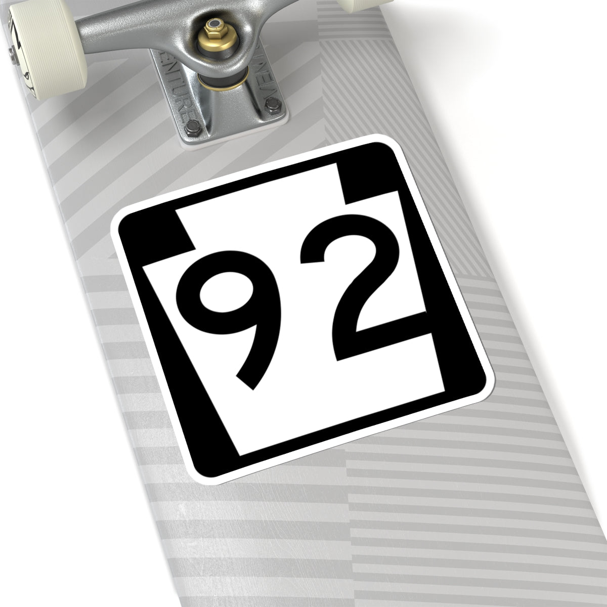 PA-92 (Pennsylvania) (Road Sign) STICKER Vinyl Kiss-Cut Decal