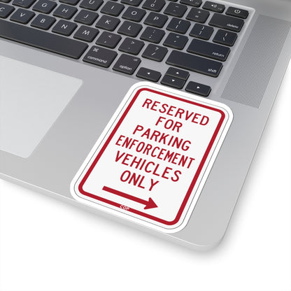 PBOT Road sign P4100R (Oregon) (Road Sign) STICKER Vinyl Kiss-Cut Decal