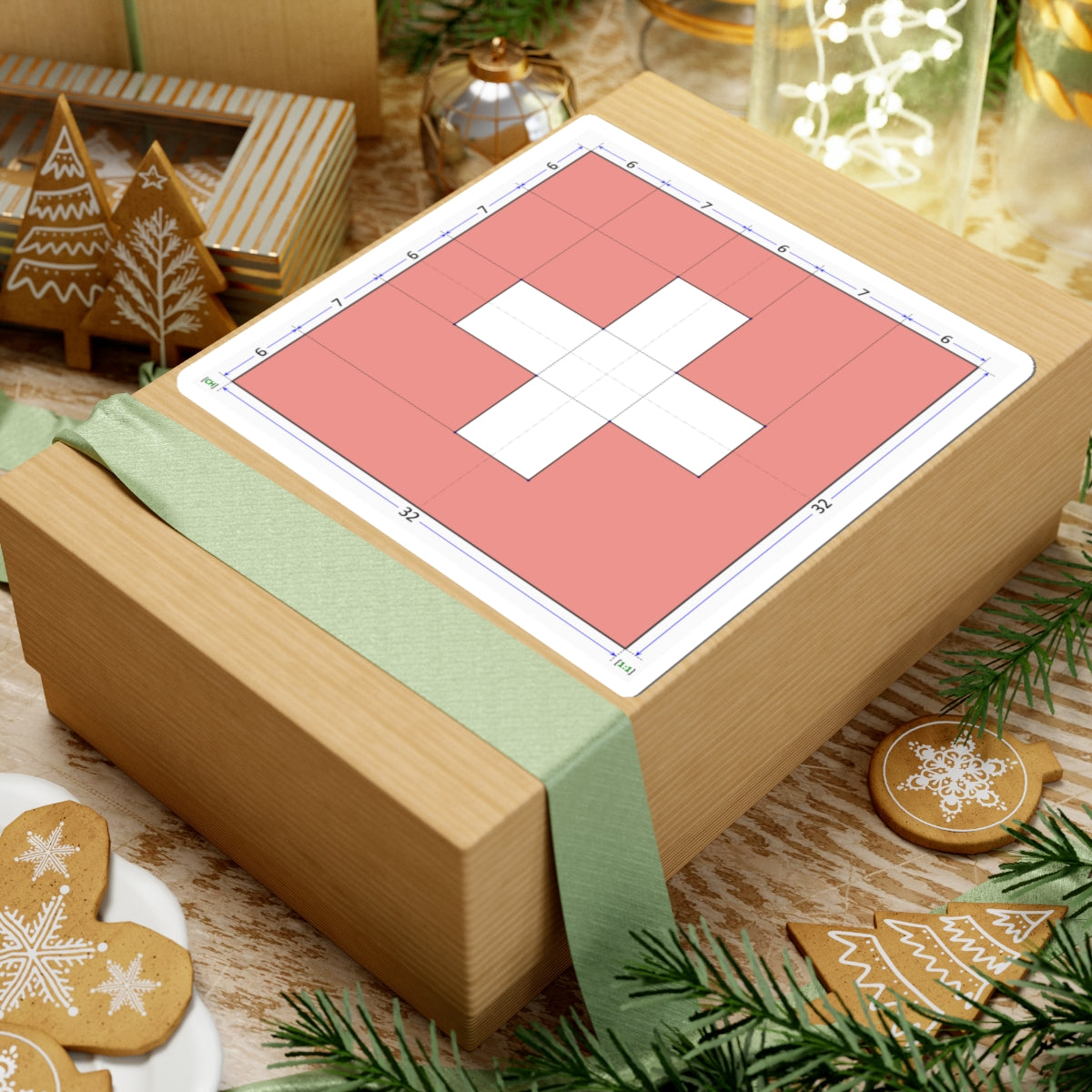 Flag of Switzerland construction sheet (Switzerland) STICKER Vinyl Kiss-Cut Decal