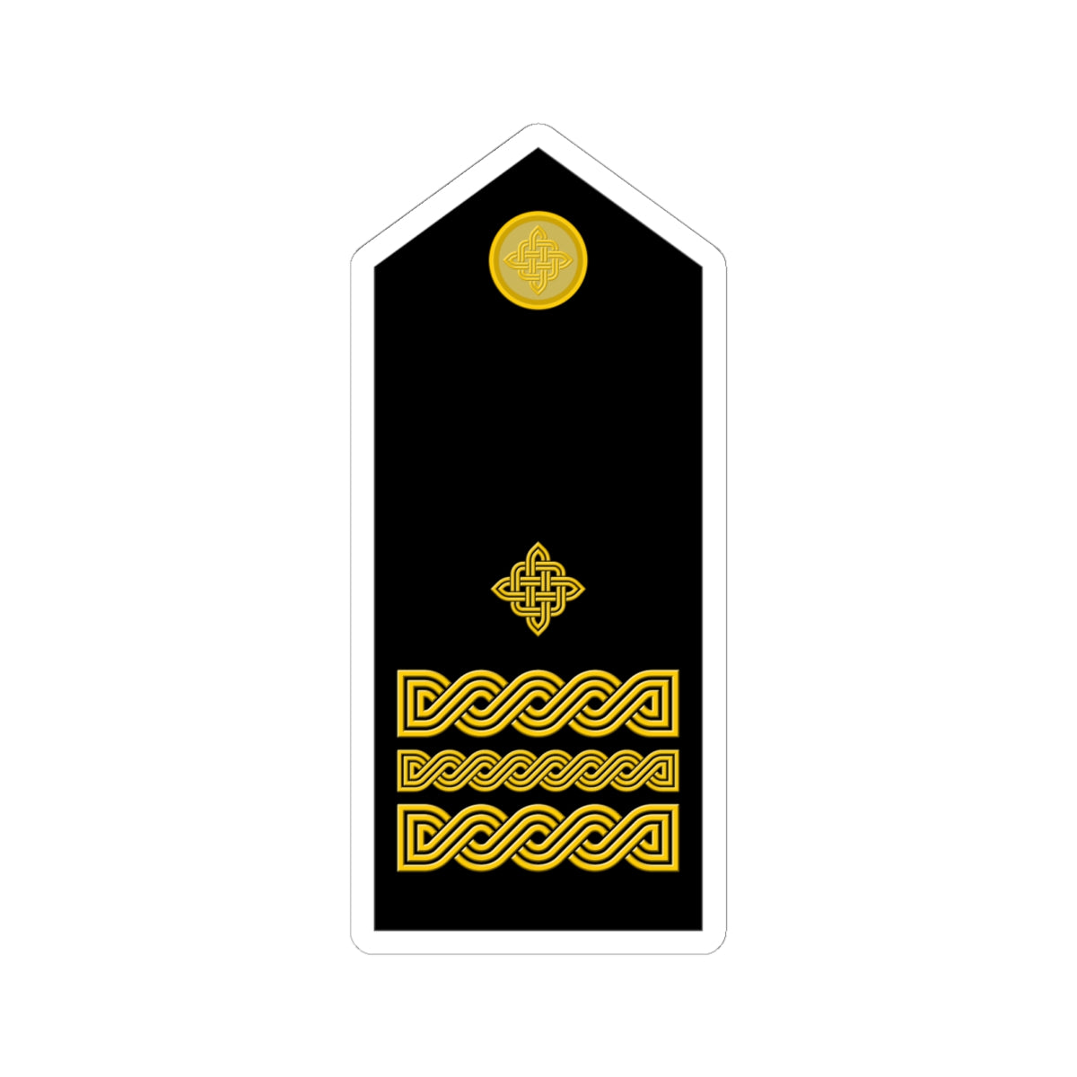 Naramenica svečane odore brigadnog generala HKoV (Croatia) (Military Rank) STICKER Vinyl Kiss-Cut Decal