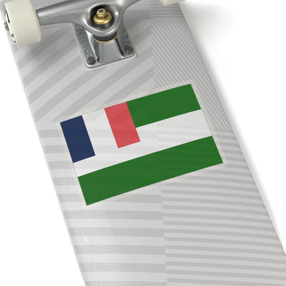Flag of Syria French mandate (Belgium) STICKER Vinyl Kiss-Cut Decal